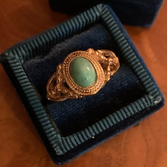 Bohemian Turquoise Ring - Picture 1 of 2